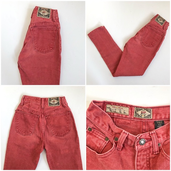 Vintage 90s Express Denim Jeans size 22/23 - Picture 4 of 5